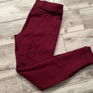 White House black market skinny red trousers, size 10, Gently worn